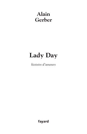 LADY DAY - HISTOIRES D'AMOUR