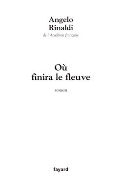 Télécharger le livre :  Où finira le fleuve