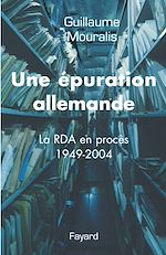 Télécharger le livre :  Une épuration allemande