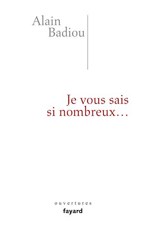 Téléchargez le livre :  Je vous sais si nombreux
