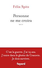 Télécharger le livre :  Personne ne me croira