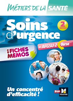 Télécharger le livre :  Métiers de la santé - Soins d'urgence - AFGSU en fiches mémos - Entrainement révision - 2e édition