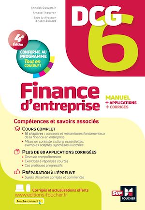 Téléchargez le livre :  DCG 6 - Finance d'entreprise - 4e édition - Manuel et applications