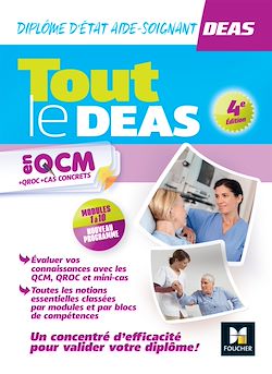 Télécharger le livre :  Tout le DEAS en QCM/QROC - IFAS - Diplôme État Aide-soignant - 2025-2026