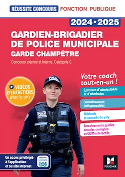 Télécharger le livre :  Réussite Concours - Gardien-brigadier de police municipale - Préparation complète 2024-2025