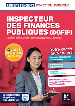 Télécharger le livre :  Réussite Concours Inspecteur des finances publiques DGFIP - Préparation complète