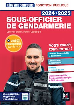Télécharger le livre :  Réussite Concours - Sous-officier de gendarmerie - 2024-2025- Préparation complète