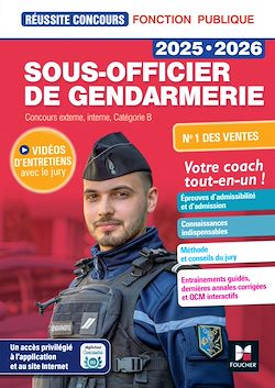 Télécharger le livre :  Réussite Concours - Sous-officier de gendarmerie - 2025-2026- Préparation complète