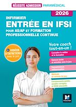 Télécharger le livre :  Réussite admission Entrée en IFSI - Formation professionnelle Continue + AS/AP 2026