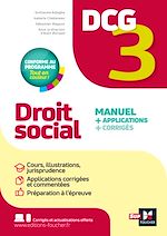 Télécharger le livre :  DCG 3 - Droit social - Manuel et applications - Millésime 2025-2026
