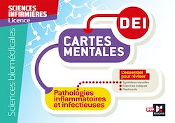 Télécharger le livre :  Diplôme Infirmier - DEI - Cartes mentales - Pathologies inflammatoires et infectieuses