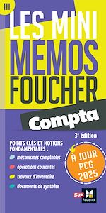 Télécharger le livre :  Les mini memos Foucher -  Comptabilité - 3e édition - Révision - Mise à jour PCG 2025