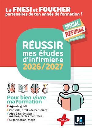 Téléchargez le livre :  Réussir mes études d'infirmier.e - DEI - Nouveau programme - 2026-2027