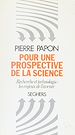 Télécharger le livre :  Pour une prospective de la science