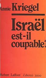 Télécharger le livre :  Israël est-il coupable ?