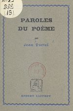 Download this eBook Paroles du poème