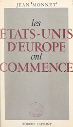 Télécharger le livre :  Les États-Unis d'Europe ont commencé