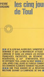 Download this eBook Les cinq jours de Toul