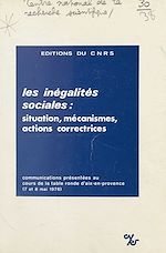 Télécharger le livre :  Les inégalités sociales : situation, mécanismes, actions correctives