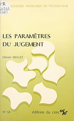 Télécharger le livre :  Les paramètres du jugement