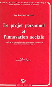 Téléchargez le livre :  Le projet personnel et l'innovation sociale