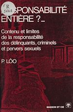 Télécharger le livre :  Responsabilité entière