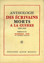 Télécharger le livre :  Anthologie des écrivains morts à la guerre 1939-1945