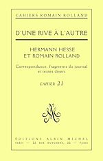 Télécharger le livre :  D'une rive à l'autre - Romain Rolland et Hermann Hesse