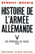 Download this eBook Histoire de l'armée allemande - tome 5