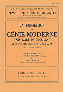 Télécharger le livre :  La Formation du génie moderne dans l'art de l'Occident