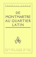 Télécharger le livre :  De Montmartre au Quartier Latin