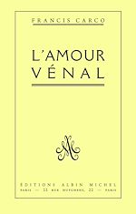 Télécharger le livre :  L'Amour vénal