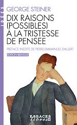Télécharger le livre :  Dix raisons (possibles) à la tristesse de pensée