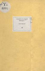 Télécharger le livre :  Effacé