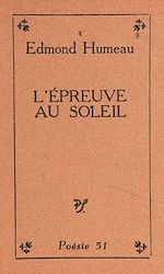 Télécharger le livre :  L'épreuve au soleil