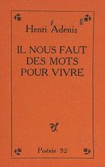 Télécharger le livre :  Il nous faut des mots pour vivre