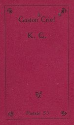 Télécharger le livre :  K. G.