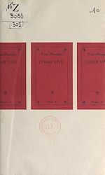 Télécharger le livre :  Chair vive