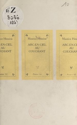 Téléchargez le livre :  Arc-en-ciel au couchant