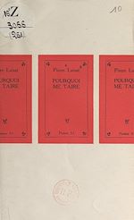 Télécharger le livre :  Pourquoi me taire