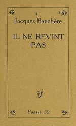 Télécharger le livre :  Il ne revint pas
