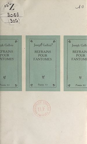 Téléchargez le livre :  Refrains pour fantômes