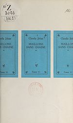 Télécharger le livre :  Maillons sans chaîne (1)