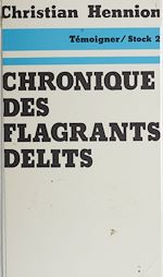 Télécharger le livre :  Chronique des flagrants délits