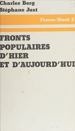 Télécharger le livre :  Fronts populaires d'hier et d'aujourd'hui