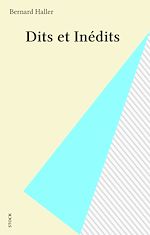 Télécharger le livre :  Dits et Inédits