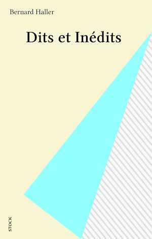 Téléchargez le livre :  Dits et Inédits