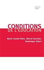 Télécharger le livre :  Conditions de l'éducation