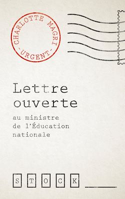 Télécharger le livre :  Lettre ouverte au ministre de l'éducation