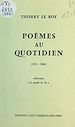 Télécharger le livre :  Poèmes au quotidien